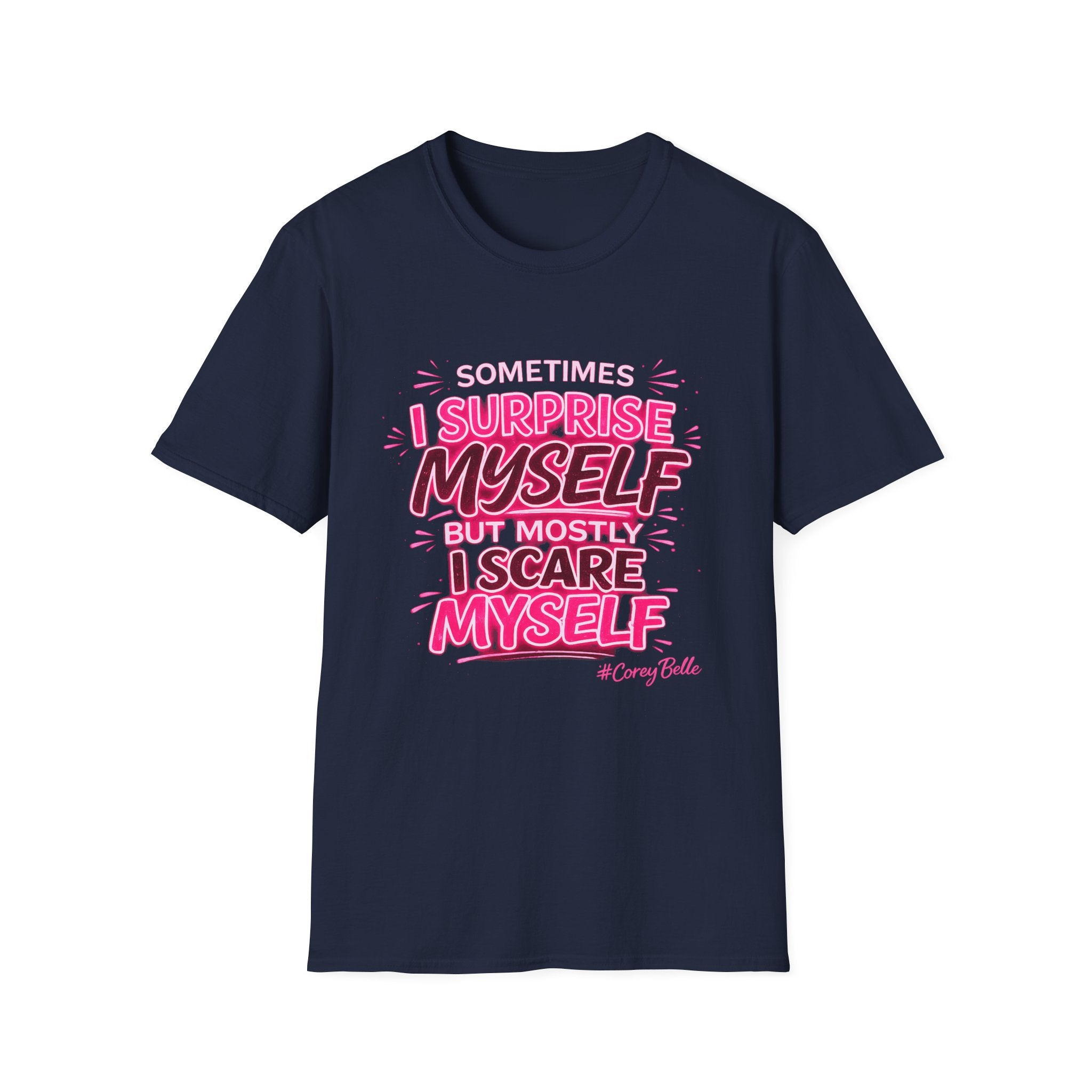 CoreyBelle’s I Scare Myself T-Shirt | Funny Conversation Graphic Tee