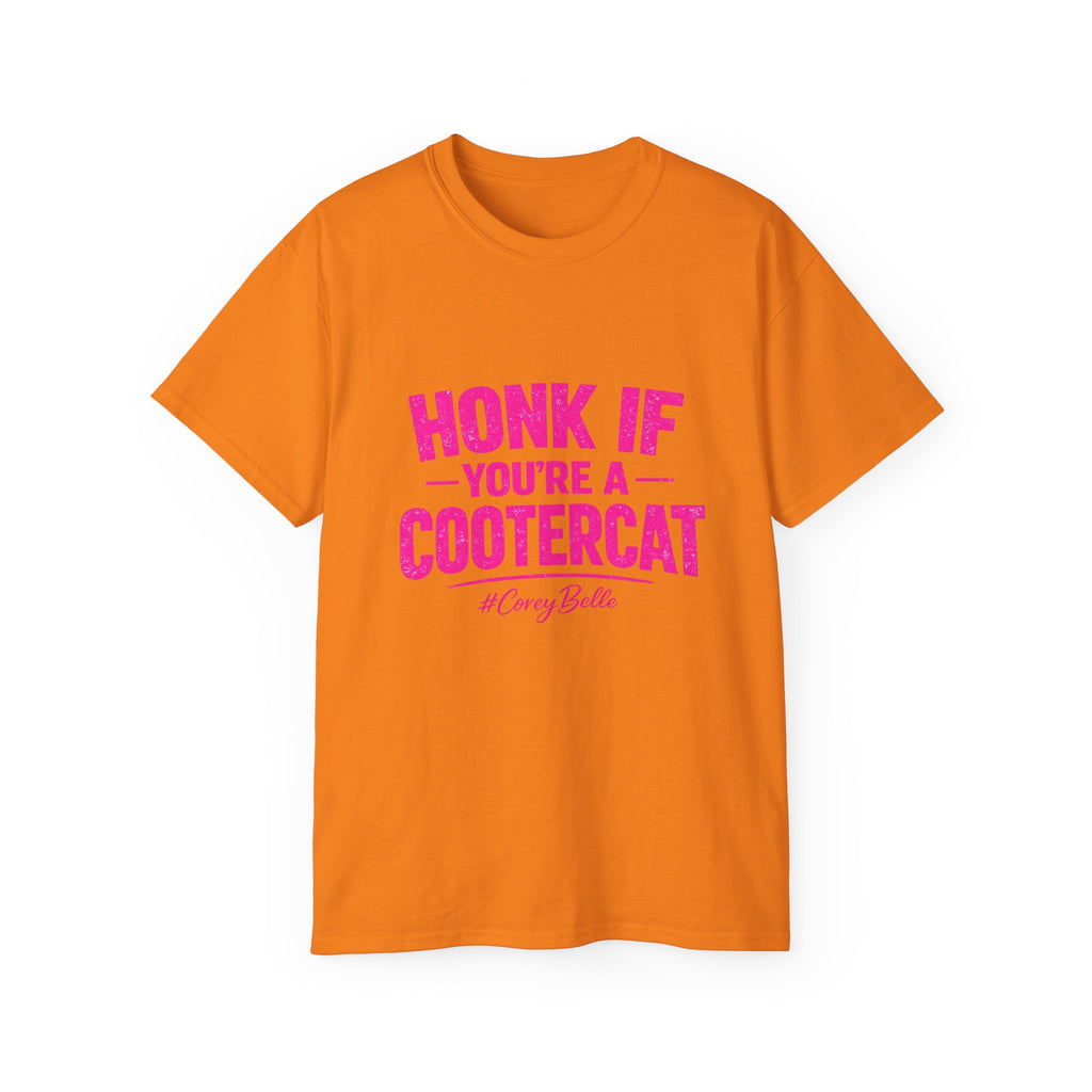 Honk If You're a Cootercat Tee – Funny CoreyBelle T-Shirt