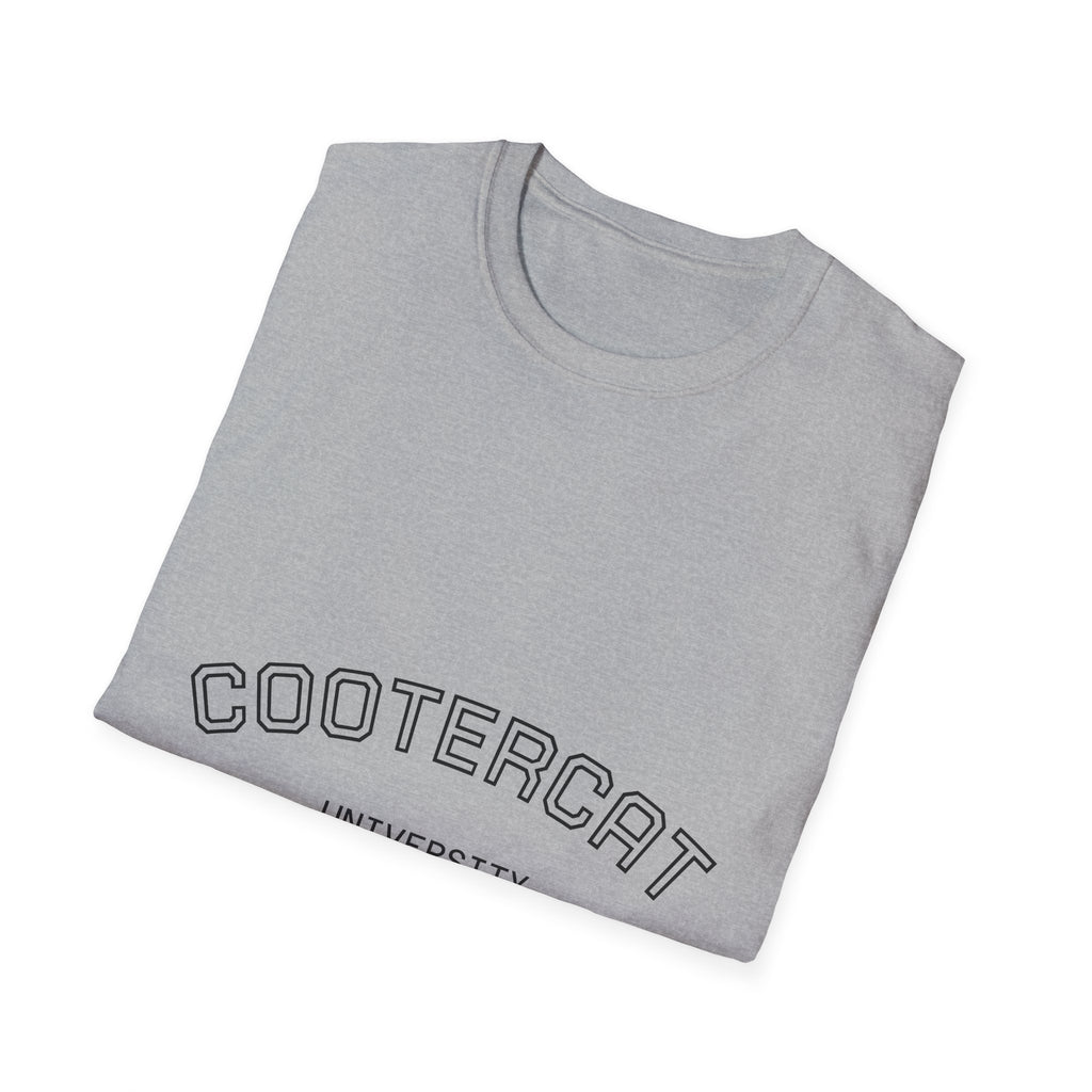 COOTERCAT UNIVERSITY T-Shirt | Funny Conversation Graphic Tee