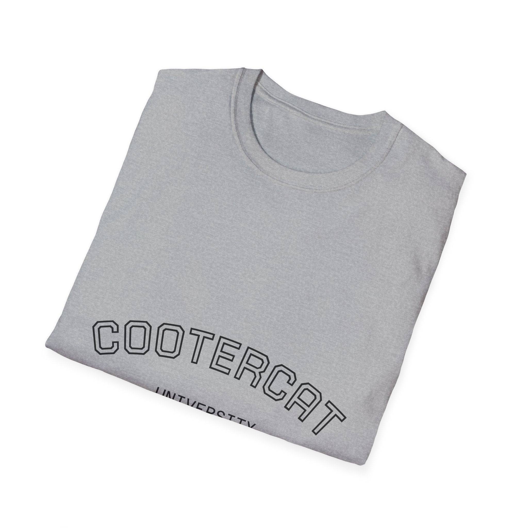 COOTERCAT UNIVERSITY T-Shirt | Funny Conversation Graphic Tee