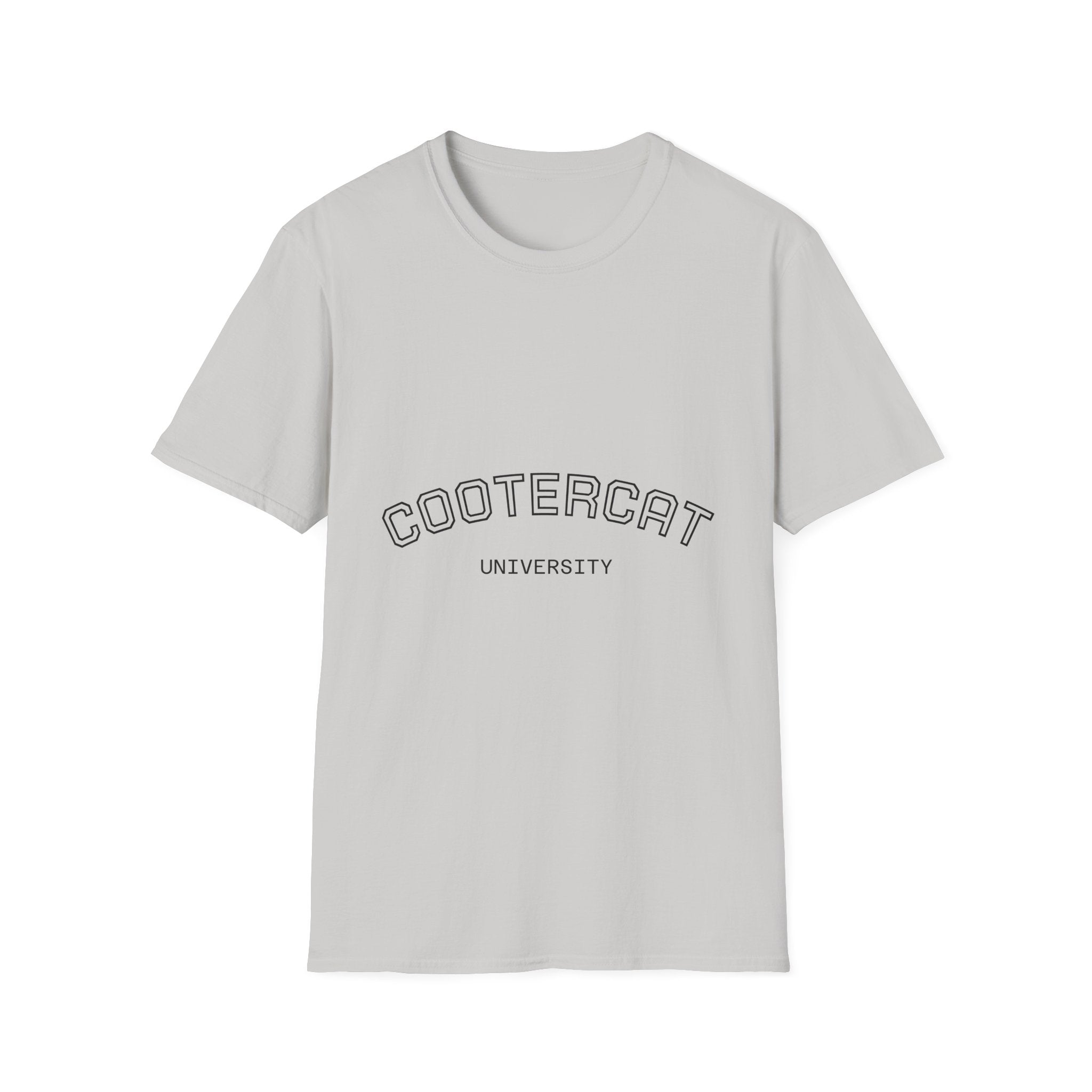 COOTERCAT UNIVERSITY T-Shirt | Funny Conversation Graphic Tee