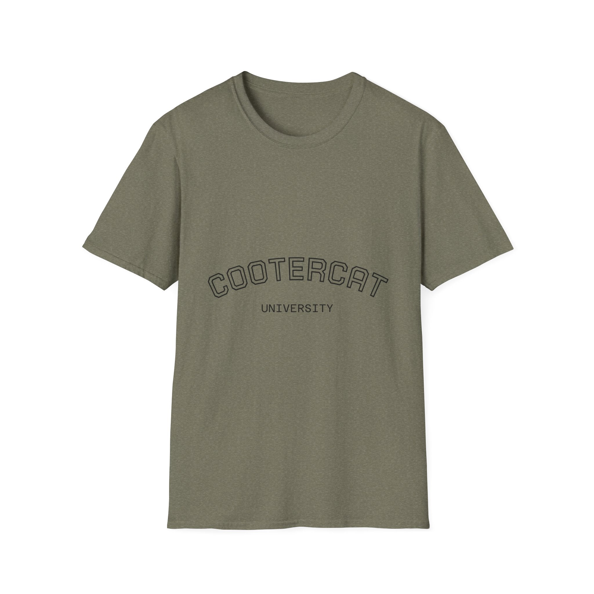 COOTERCAT UNIVERSITY T-Shirt | Funny Conversation Graphic Tee