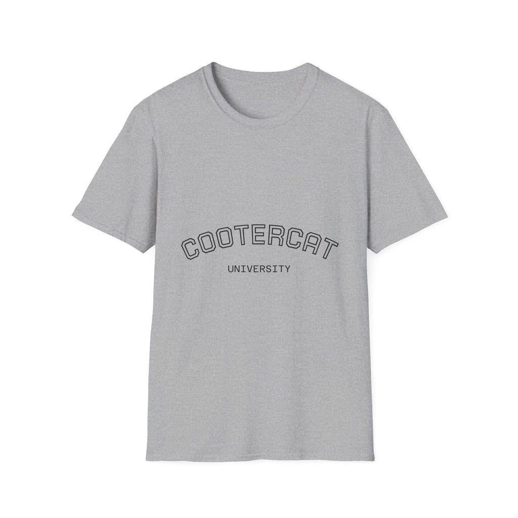 COOTERCAT UNIVERSITY T-Shirt | Funny Conversation Graphic Tee