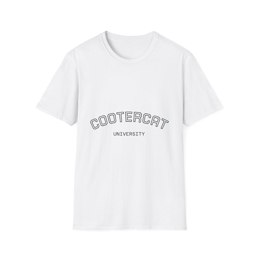 COOTERCAT UNIVERSITY T-Shirt | Funny Conversation Graphic Tee