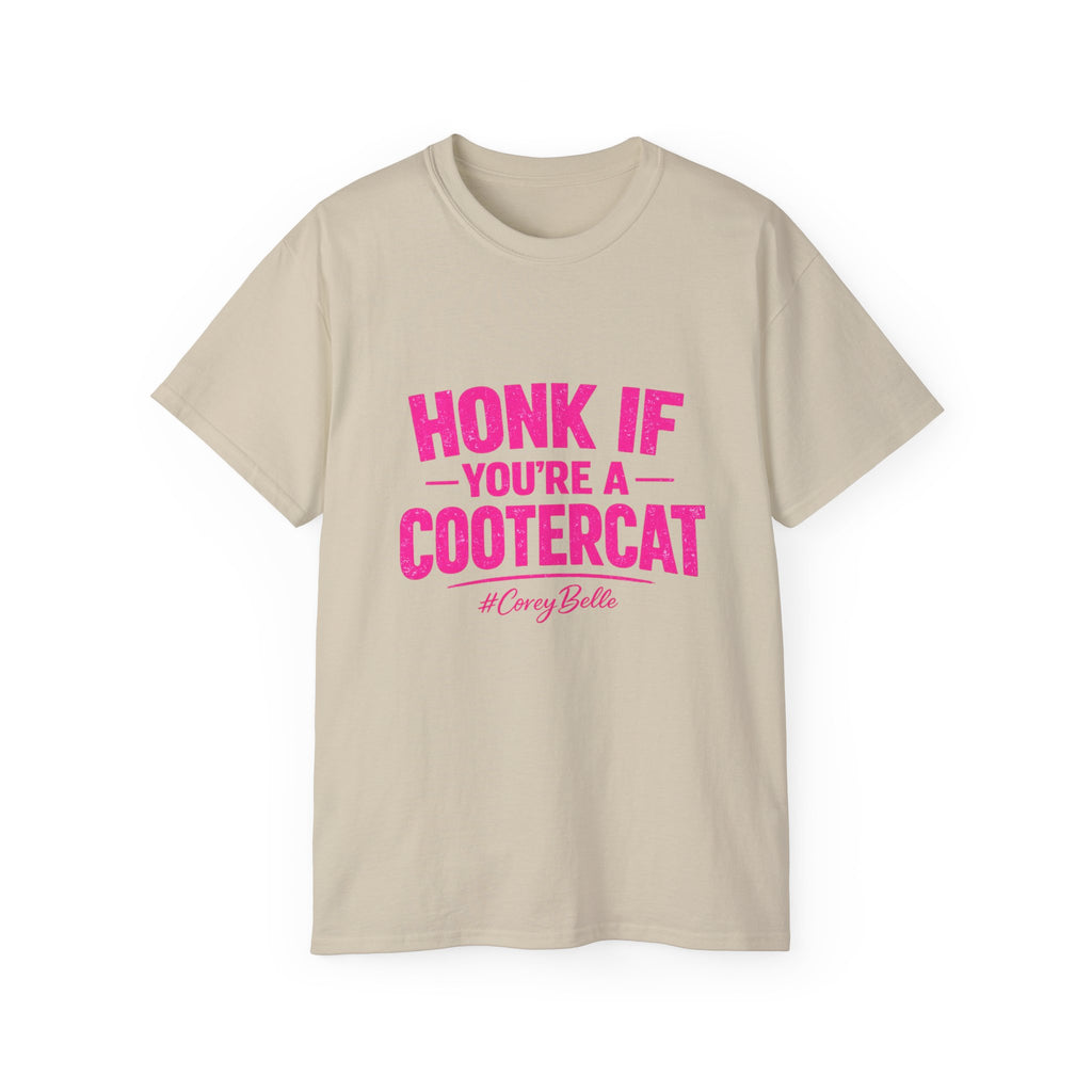 Honk If You're a Cootercat Tee – Funny CoreyBelle T-Shirt