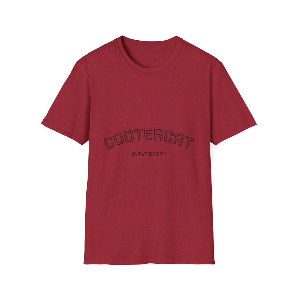 COOTERCAT UNIVERSITY T-Shirt | Funny Conversation Graphic Tee