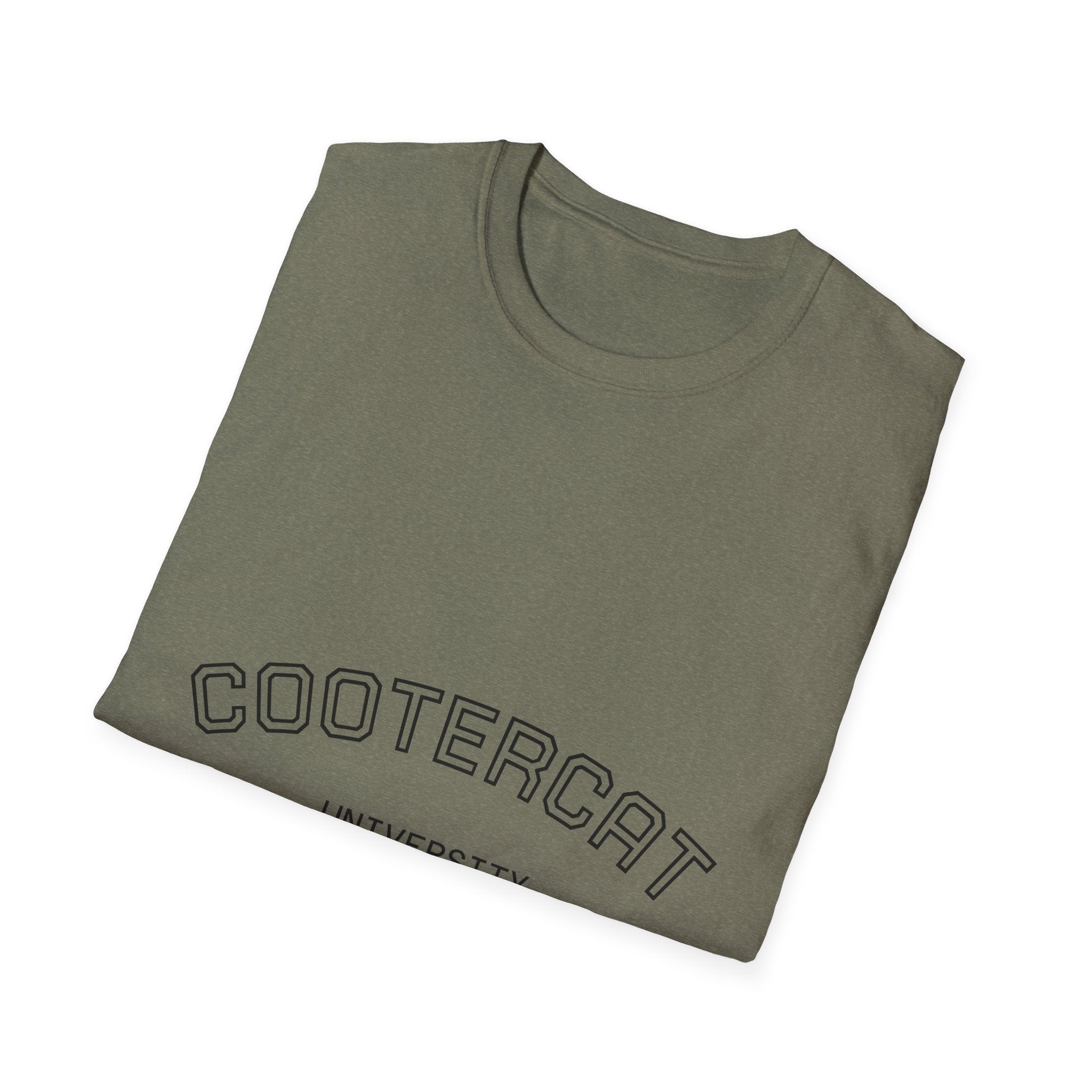 COOTERCAT UNIVERSITY T-Shirt | Funny Conversation Graphic Tee