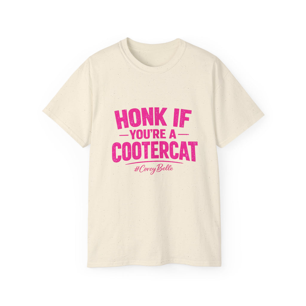 Honk If You're a Cootercat Tee – Funny CoreyBelle T-Shirt