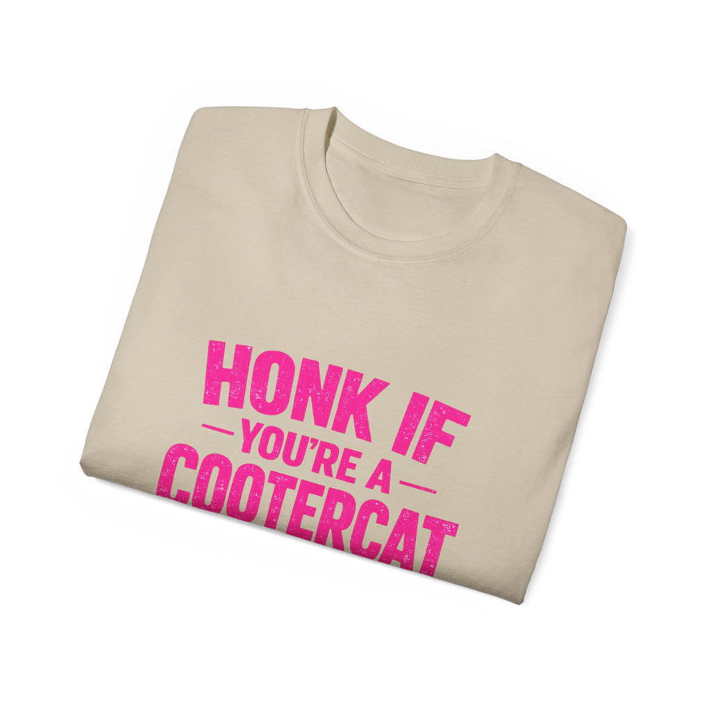 Honk If You're a Cootercat Tee – Funny CoreyBelle T-Shirt