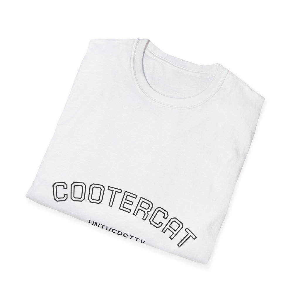 COOTERCAT UNIVERSITY T-Shirt | Funny Conversation Graphic Tee