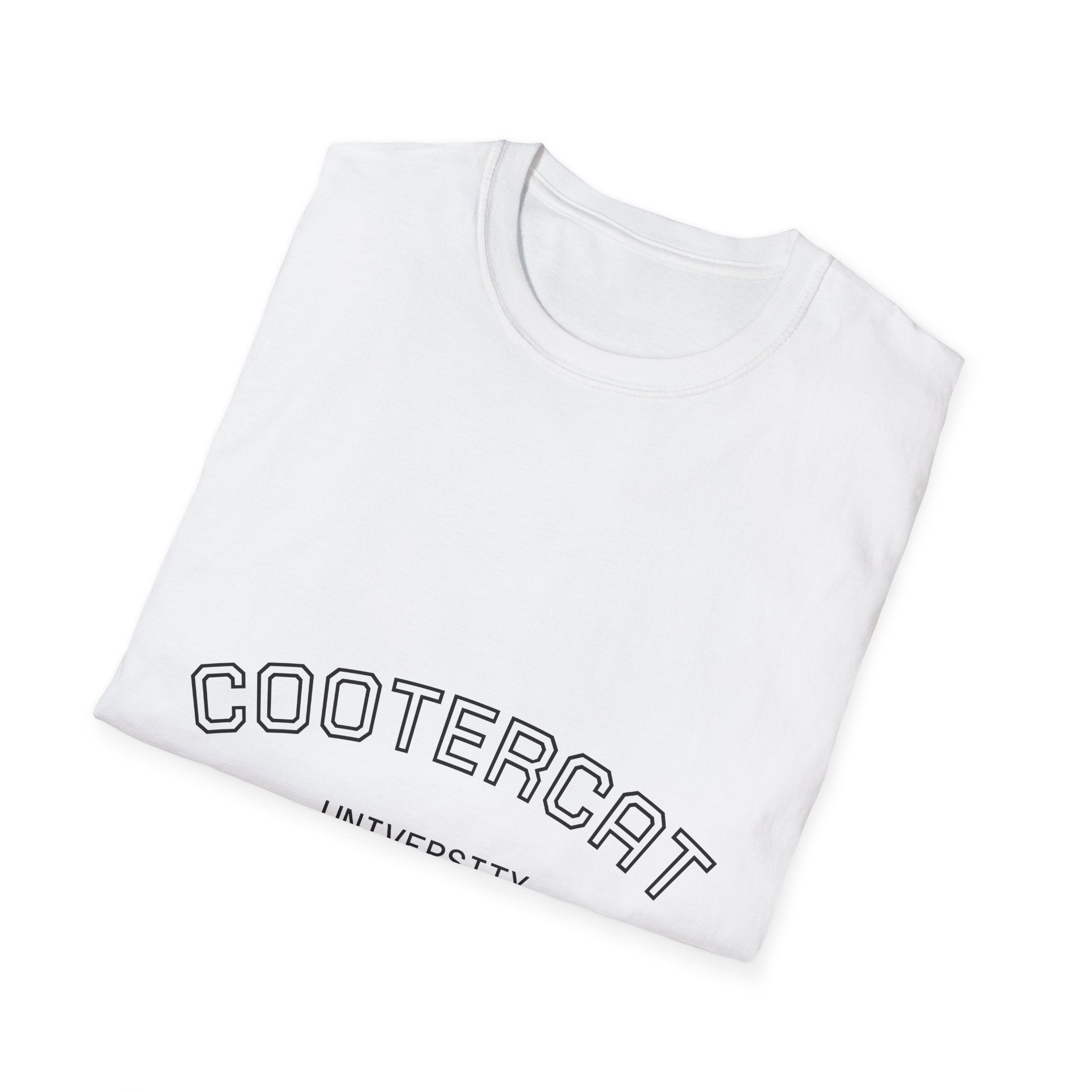 COOTERCAT UNIVERSITY T-Shirt | Funny Conversation Graphic Tee