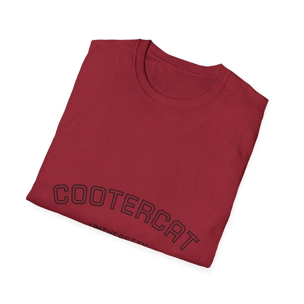 COOTERCAT UNIVERSITY T-Shirt | Funny Conversation Graphic Tee