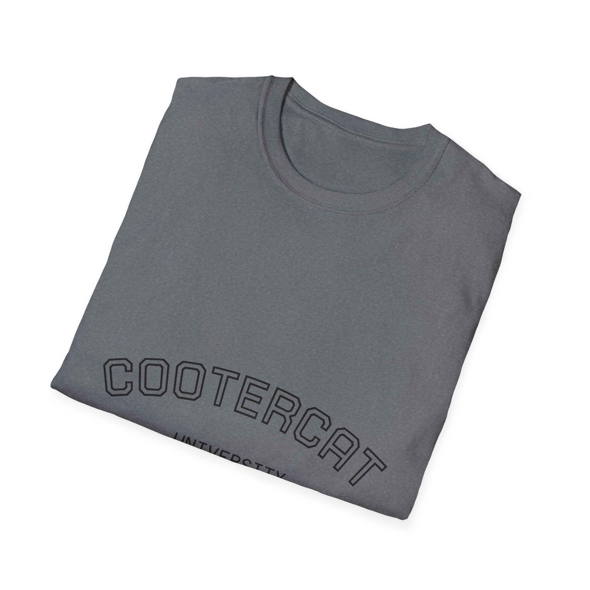 COOTERCAT UNIVERSITY T-Shirt | Funny Conversation Graphic Tee